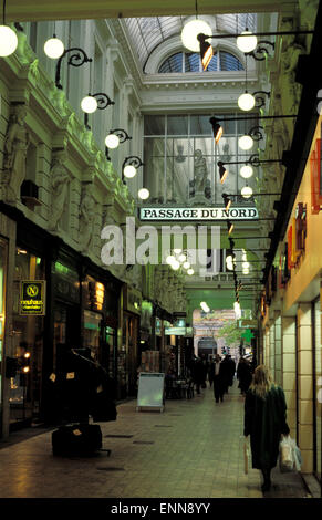 BEL, il Belgio, Bruxelles, Passage du Nord a La Place de Brouckere, shopping mall. BEL, Belgien, Bruessel, Passage du Nord am Pl Foto Stock