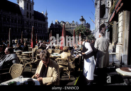 BEL, Belgio, a Bruxelles, la Grand Place. BEL, Belgien, Bruessel, der Grand Place. Foto Stock