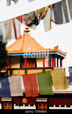 Dunggon Samten Choling Gompa, Ghum, Darjeeling. Foto Stock