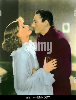 Grand Hotel, USA 1932, aka: Menschen im Hotel, Regie: Edmund Goulding, Darsteller: Greta Garbo, John Barrymore Foto Stock