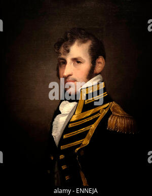 Stephen Decatur, Jr. (5 gennaio 1779 - 22 Marzo 1820) era un ufficiale della marina degli Stati Uniti e Commodore notevole per le sue numerose vittorie navali nei primi anni del XIX secolo. Foto Stock