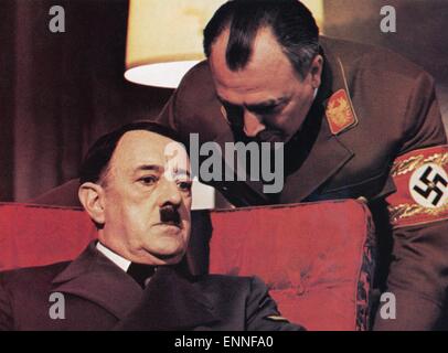 Hitler: Negli ultimi dieci giorni, Großbritannien/Italien 1973, Regie: Ennio De Concini, Darsteller: Alec Guinness, Mark Kingston, Foto Stock