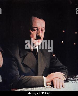 Hitler: Negli ultimi dieci giorni, Großbritannien/Italien 1973, Regie: Ennio De Concini, Darsteller: Alec Guinness Foto Stock