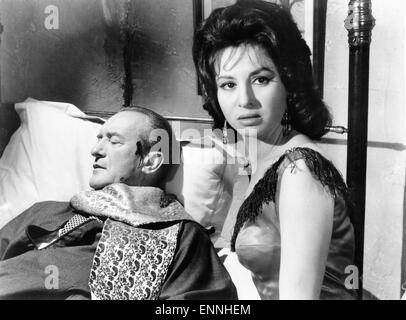 Il Cairo, aka: Kairo - Null Uhr, USA 1963, Regie: Wolf Rilla, Darsteller: George Sanders, Faten Hamama Foto Stock