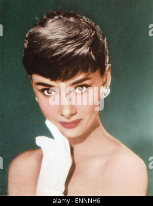 Sabrina, USA, 1954, Regie: Billy Wilder; Darsteller: Audrey Hepburn Foto Stock