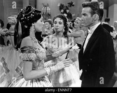 Raintree Country, aka das Land des Regenbaums, USA 1957, Regie: Edward Dmytryk, Darsteller: Elizabeth Taylor, Eva Marie Saint, M Foto Stock