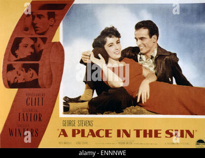 Un posto al sole, aka Ein Platz an der Sonne, USA, 1951, Regie: George Stevens, Darsteller: Montgomery Clift, Elizabeth Taylo Foto Stock