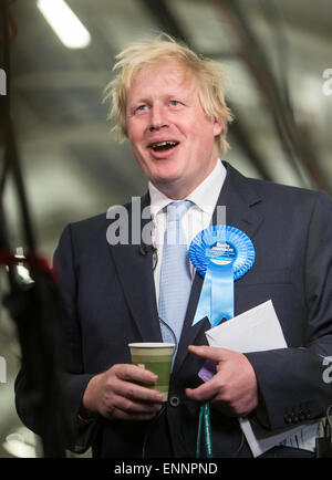 Boris Johnson vince la sede di Uxbridge e South Ruislip Foto Stock