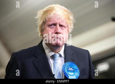 Boris Johnson vince la sede di Uxbridge e South Ruislip Foto Stock