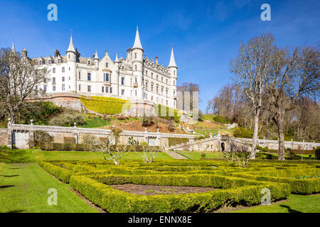 Dunrobin Castle, Sutherland, Highland, Scotland, Regno Unito, Europa. Foto Stock