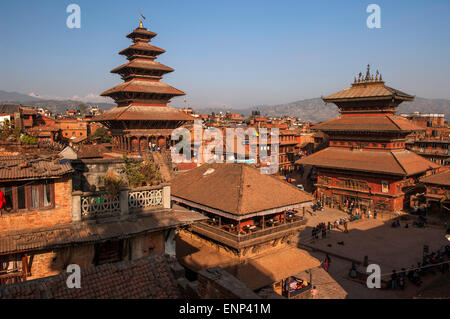 Bhaktapur, Valle di Kathmandu, Nepal Foto Stock