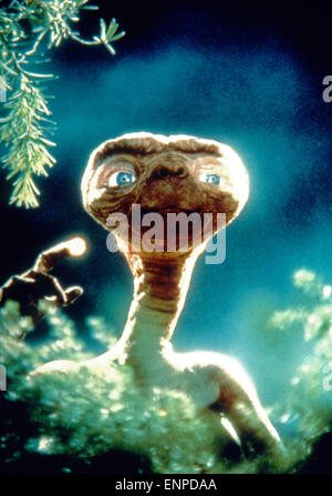 E.T. - L'Extra-Terrestre, aka: E.T. der Außerirdische, USA 1982, Regie: Steven Spielberg, Darsteller: E.T. Foto Stock