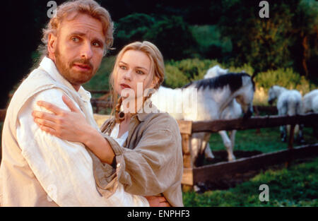 Late Show, Deutschland 1999, Regie: Helmut Dietl, Darsteller: Thomas Gottschalk, Veronica Ferres Foto Stock