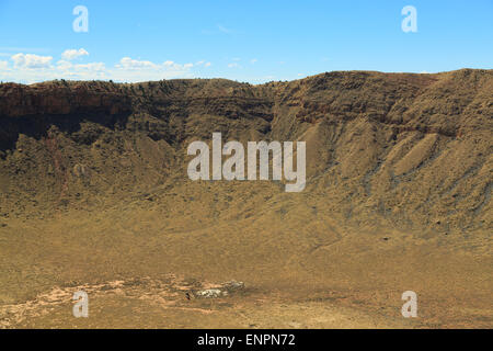 Una fotografia del Meteor Crater vicino a Flagstaff in Arizona. È proclamata da 'meglio conservato il cratere meteorite sulla terra". Foto Stock