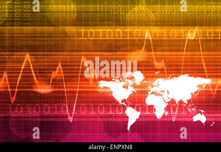 Foreign Exchange Forex o come un concetto di Web Foto Stock