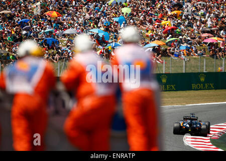 Barcellona, Spagna. Il 10 maggio, 2015. Campionato del Mondo di Formula Uno FIA 2015, il Gran Premio di Spagna, #27 Nico Hulkenberg (GER, Sahara Force India F1 Team). Credito: dpa picture alliance/Alamy Live News Foto Stock