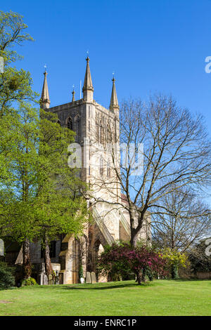 Pershore Abbey, Worcestershire, Inghilterra Foto Stock