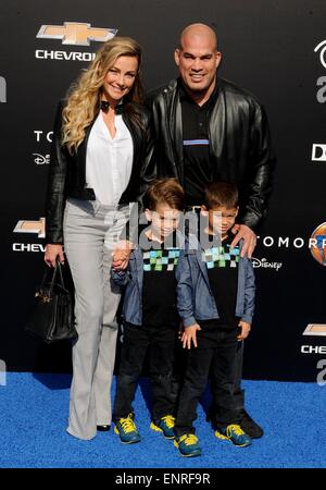 Tito Ortiz Tomorrowland Premiere del film 09/05/2015 Anaheim Foto Stock