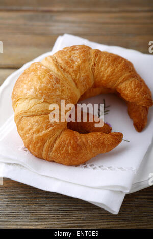Fresche Brioche francese, cibo closeup Foto Stock
