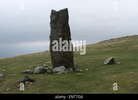 McLeod Stone Isle of Harris, Scozia Maggio 2014 Foto Stock