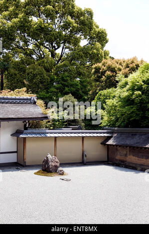 Rioanji, Kyoto - Giardino Zen Foto Stock