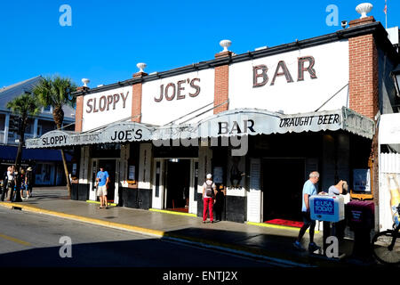 Sciatto Joe's Bar Key West Florida FL destinazione per Western Caraibi Crusie da Tampa Foto Stock