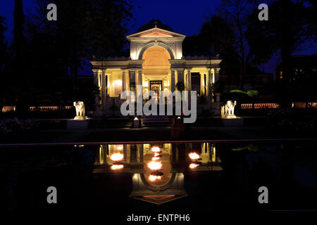 Il padiglione Basanta, giardino dei sogni ( Swapna Bagaicha ), quartiere di Thamel, la Città Vecchia, la città di Kathmandu, Nepal, Asia. Foto Stock