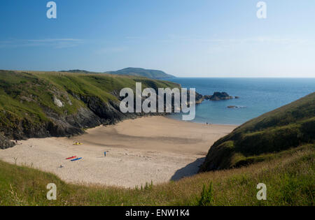 Porth Iago Beach sulla costa nord della penisola di Llŷn vicino Aberdaron Gwynedd North Wales UK Foto Stock