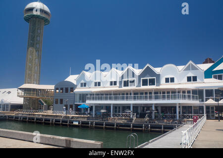 Queens Wharf e torre Newcastle New South Wales NSW Australia Foto Stock