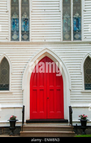 St Johns Chiesa Episcopale, Nuova Hartford, Connecticut Foto Stock