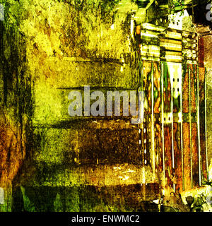 Grunge sfondo astratto con un'immagine sporca per la progettazione Foto Stock