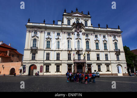 Il Palazzo Dell'Arcivescovo Di Praga Hradcany Foto Stock