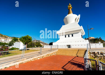 Il tempio buddista nella città di Benalmadena Foto Stock
