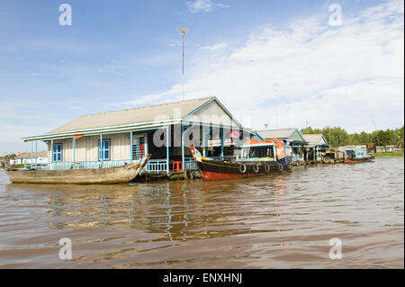Casa di nuoto - Mekong, Veitnam Foto Stock