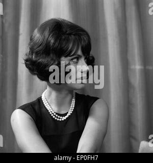 Deutsche Schlagersängerin Margot Eskens, ca. 1958. Cantante tedesca Margot Eskens, ca. 1958. Foto Stock