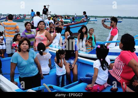 Festival del giorno di San Pedro e El Señor del Mar ( Signore del mare ) in PUERTO PIZARRO. Dipartimento di Tumbes .PERÙ Foto Stock