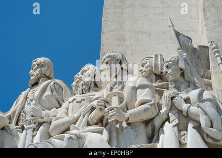 Padrao dos Descobrimentos, la marineria memorial, l'età delle scoperte, Belem sul fiume Tago a Lisbona, Portogallo Foto Stock