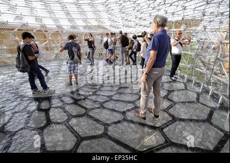 Milano (Italia), esposizione mondiale EXPO 2015, il padiglione inglese Foto Stock