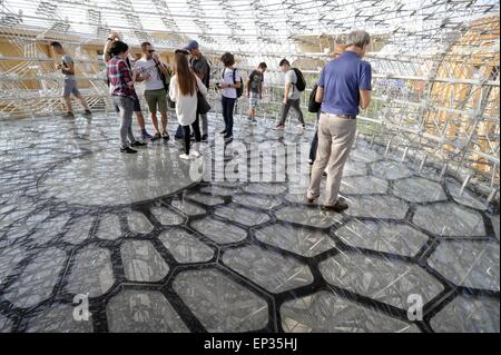 Milano (Italia), esposizione mondiale EXPO 2015, il padiglione inglese Foto Stock