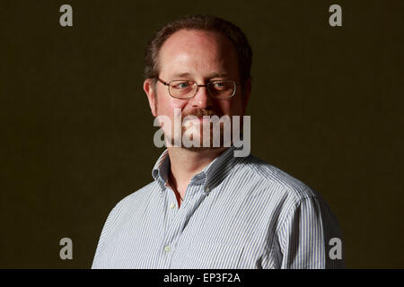 Stuart MacBride Edinburgh International Book Festival 2014 foto scattate in Charlotte Square Gardens. Edimburgo. Pak@ Mera 11/08/ Foto Stock