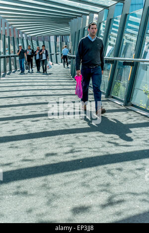 Bristol Cabot Circus ponte di collegamento Bristol Avon Regno Unito Foto Stock