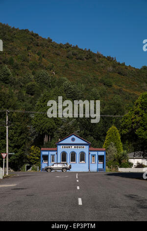 La Corte casa in Reefton, Nuova Zelanda. Foto Stock