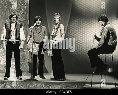 Il vaso di fiori gli uomini REGNO UNITO gruppo pop nel 1967.Photo Tony Gale Foto Stock