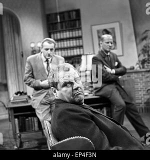 Einer von Sieben, Fernsehspiel, Deutschland 1960, Regie: Georg Lhotzky, John Olden, Szenenfoto Foto Stock