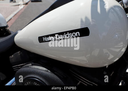 Harley Davidson Moto serbatoio gas - USA Foto Stock
