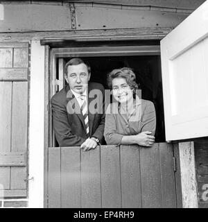 Deutsche Schauspielerin Hannelore Schroth, Deutschland 1960er Jahre. Attrice tedesca Hannelore Schroth, Germania 1960s. Foto Stock