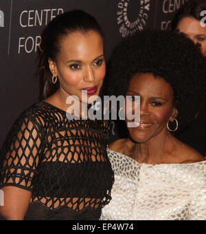 New York, New York, Stati Uniti d'America. 13 Maggio, 2015. L'attrice Kerry Washington e CICELY TYSON frequentare il Paley Centre for Media NY presenta 'un tributo di afro-americano di conquiste in televisione " gala tenutosi a Cipriani Wall Street. Credito: Nancy Kaszerman/ZUMAPRESS.com/Alamy Live News Foto Stock