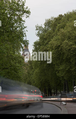 Big Ben Londra [orologio] [sentieri di luce]. Credito: lee ramsden / alamy Foto Stock