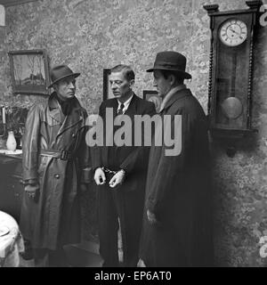 Episodio 'Der caduta Nebe' aus der ZDF Fernsehserie 'Dcome Kriminalgericht', Deutschland 1964, Regie: Georg Tressler, Szenenfoto Foto Stock