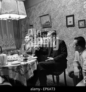 Episodio 'Der caduta Nebe' aus der ZDF Fernsehserie 'Dcome Kriminalgericht', Deutschland 1964, Regie: Georg Tressler, Szenenfoto Foto Stock